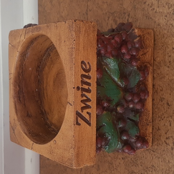 Polyresin wine coaster designed by AJ Pisano. - Picture 1 of 7